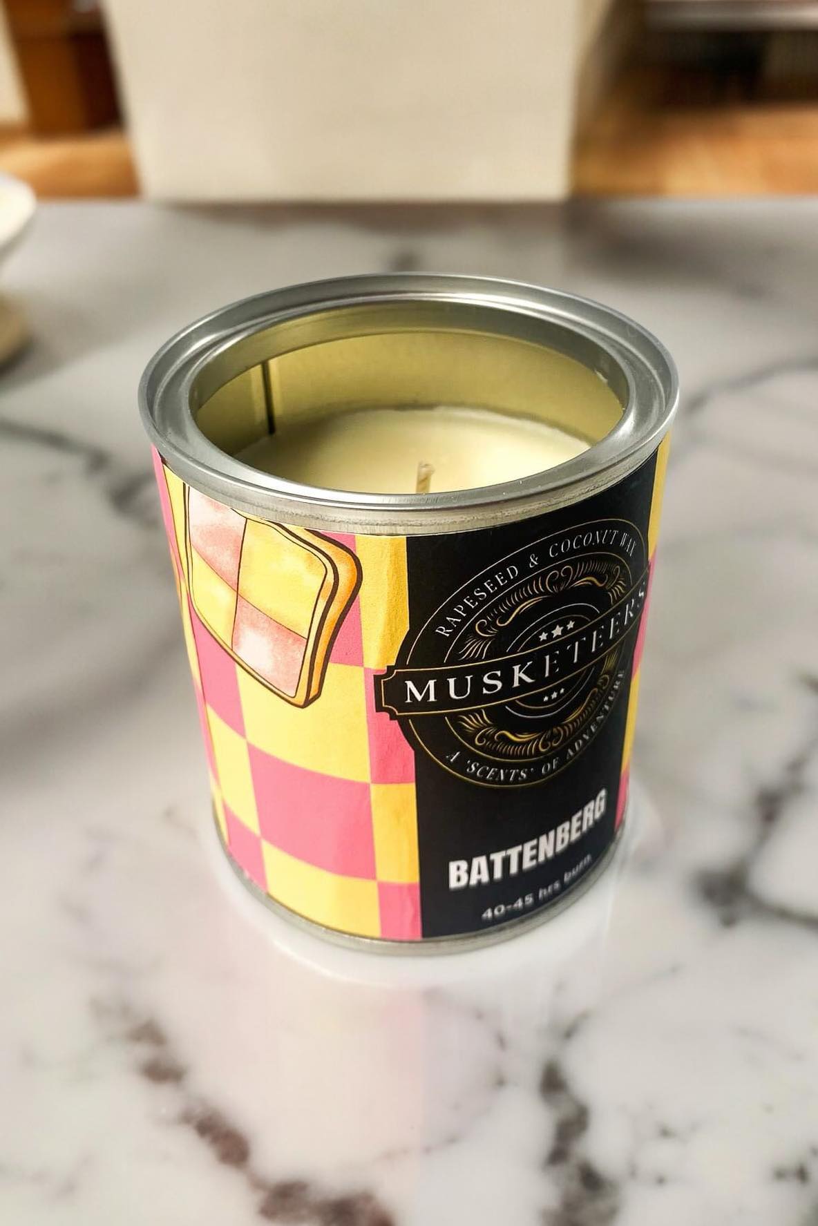 Battenberg Scented Candle UK – Sweet Almond Cake Candle