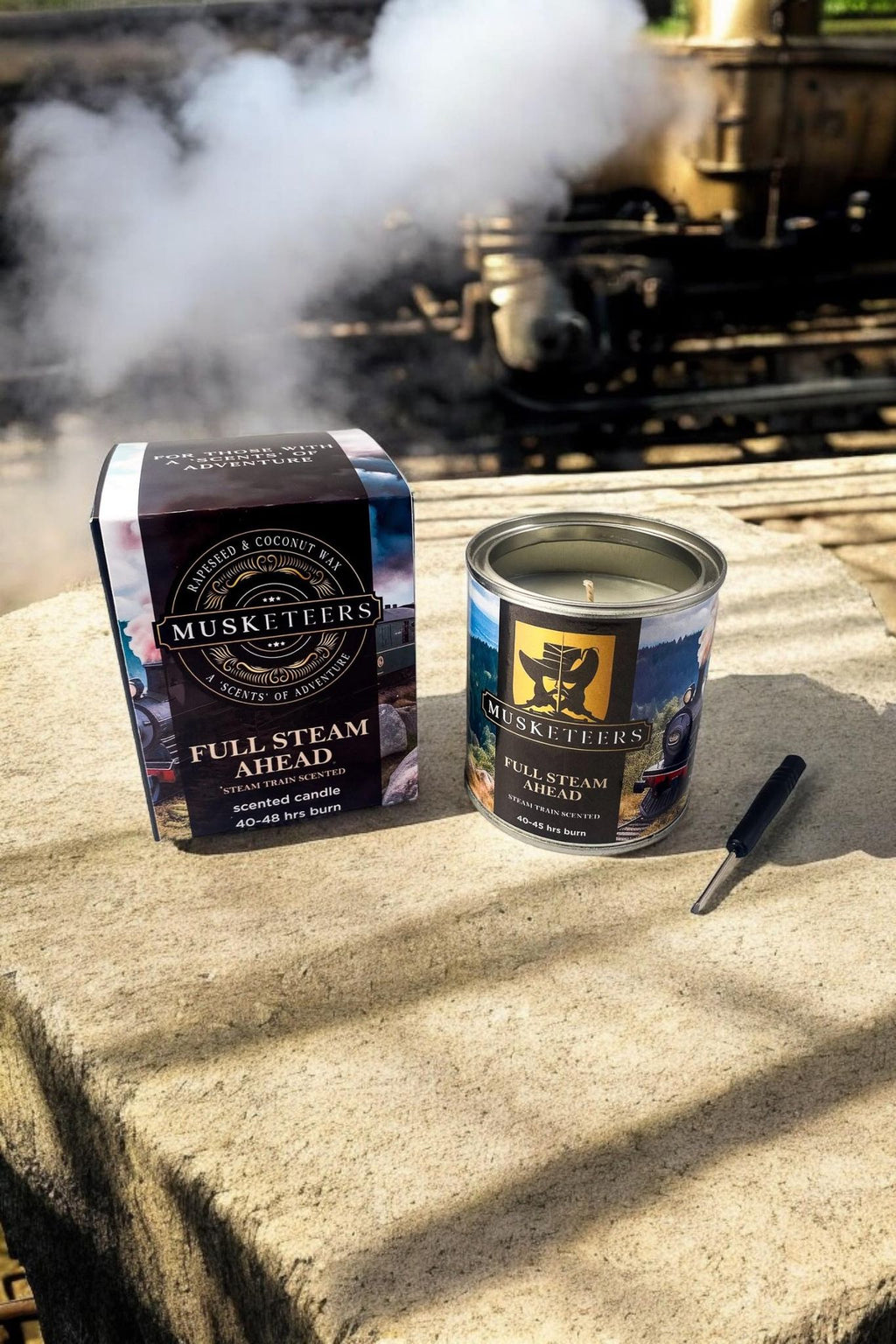 Full Steam Ahead - Steam Train Scented Masculine Candle