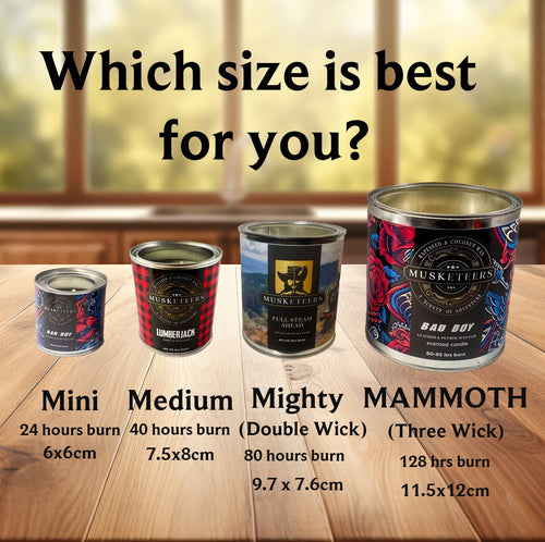 Bad Boy Candle - Leather Candle UK – Petrol & Leather Masculine Man Cave Candle
