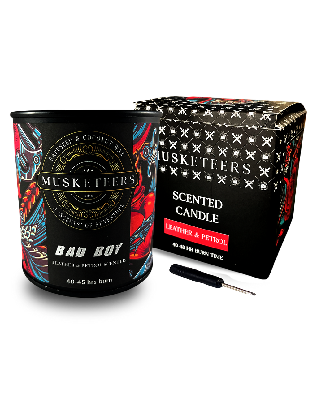 Bad Boy Candle - Leather Candle UK – Petrol & Leather Masculine Man Cave Candle