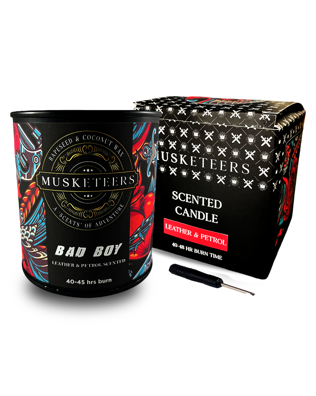 Bad Boy Candle - Leather Candle UK – Petrol & Leather Masculine Man Cave Candle