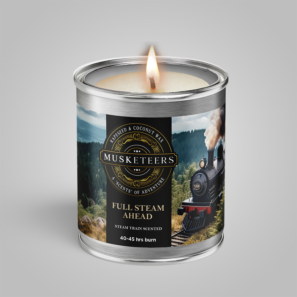 Full Steam Ahead - Steam Train Scented Masculine Candle