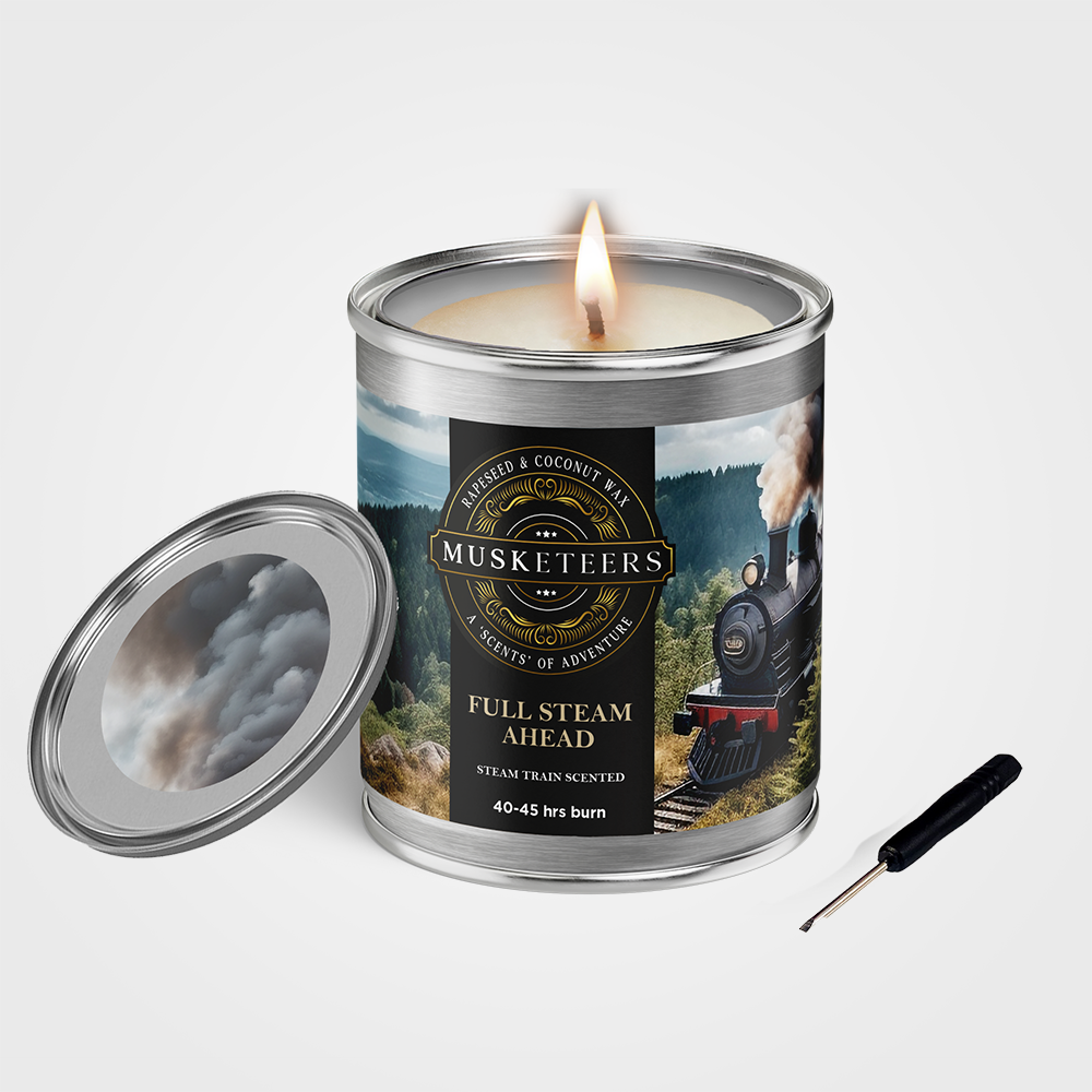 Full Steam Ahead - Steam Train Scented Masculine Candle