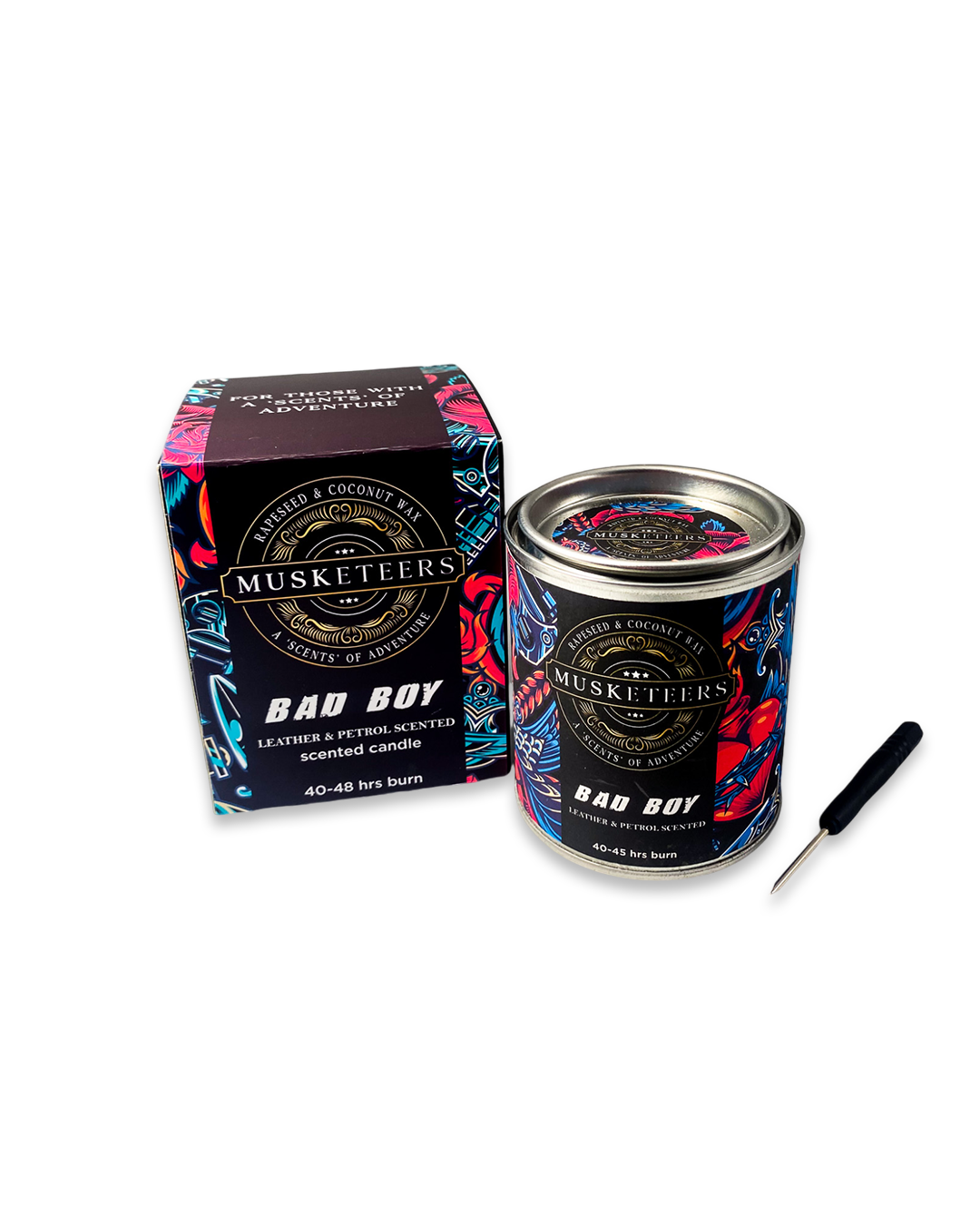 Bad Boy Candle - Leather Candle UK – Petrol & Leather Masculine Man Cave Candle