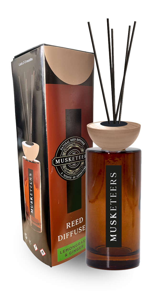 Lemongrass & Ginger Reed Diffuser – Fresh Luxury Home Fragrance UK