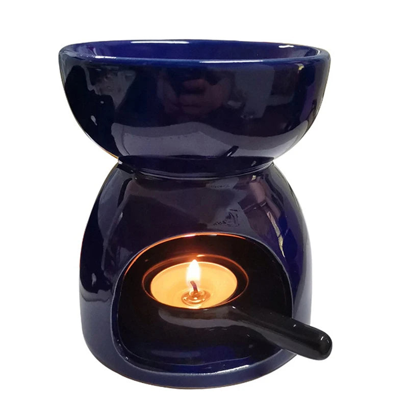 Lunara Ceramic Aroma Oil Burner & Candle Holder