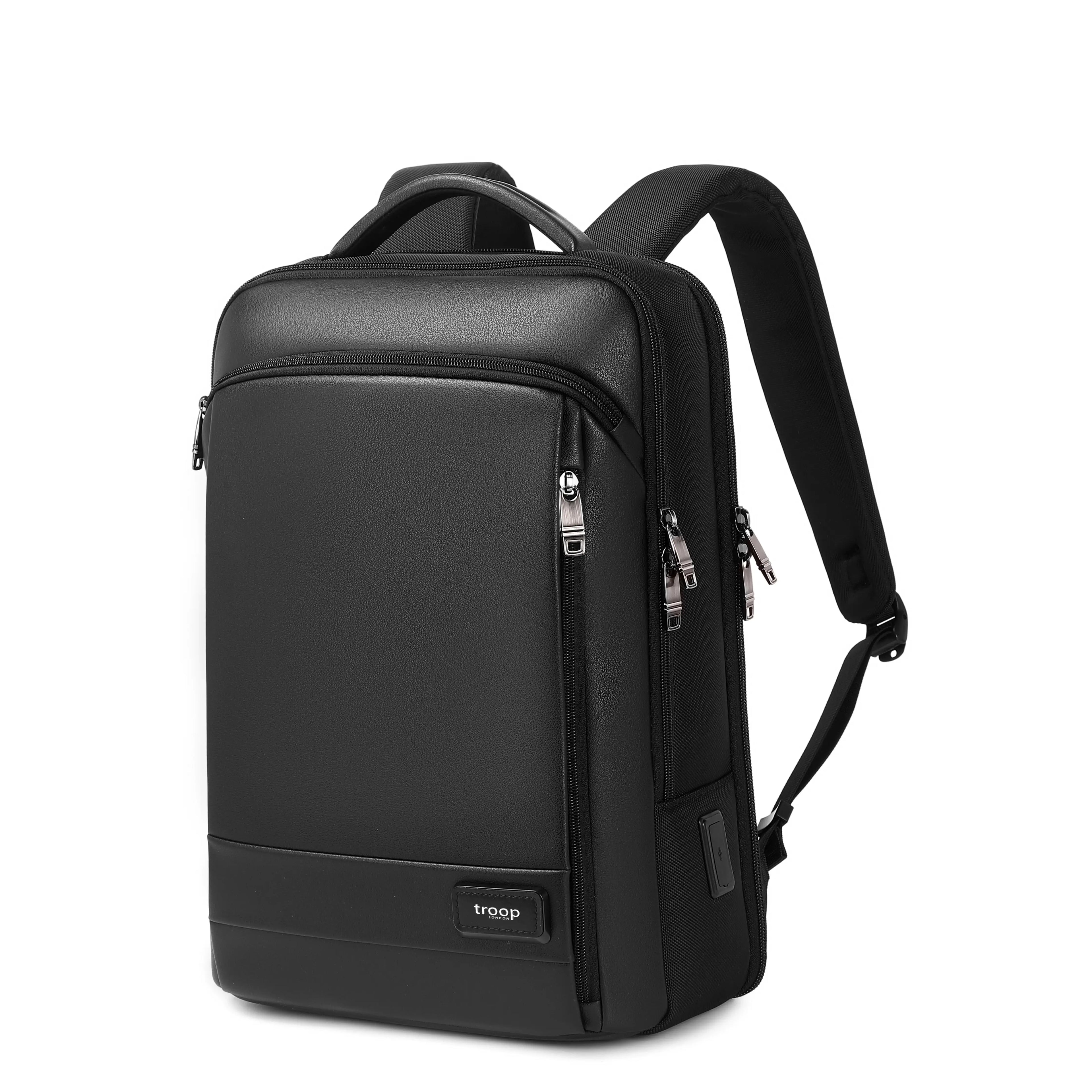 Troop London Business Slim Laptop Backpack with Tech Zone