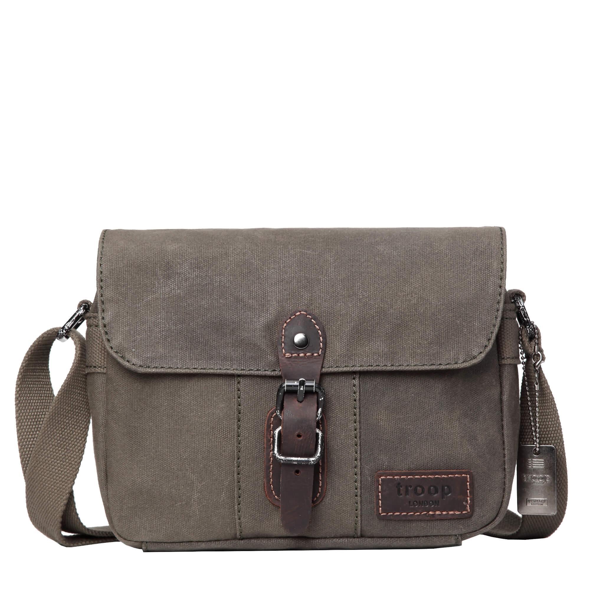 Heritage Waxed Canvas Crossbody Bag | TRP0440