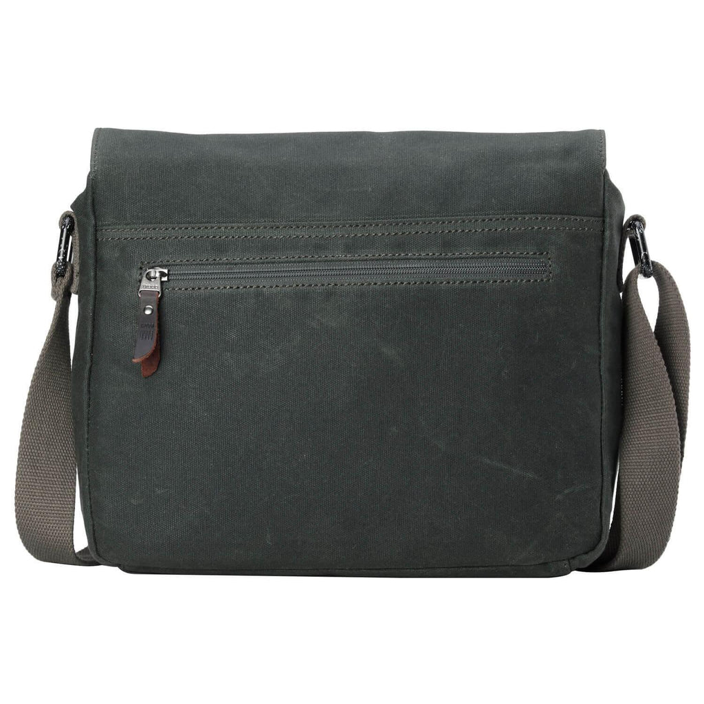 Troop London Heritage Waxed Canvas Messenger Bag