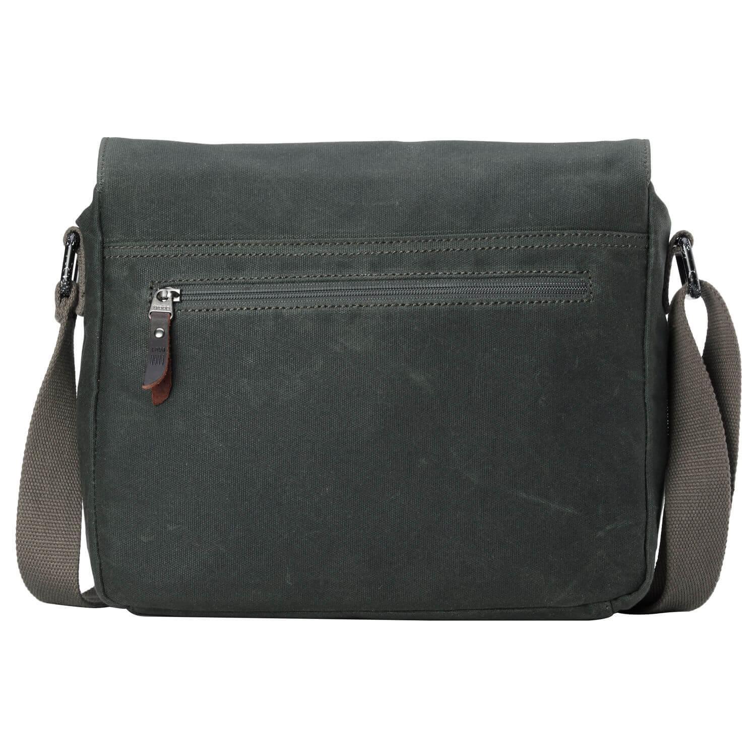 Troop London Heritage Waxed Canvas Messenger Bag