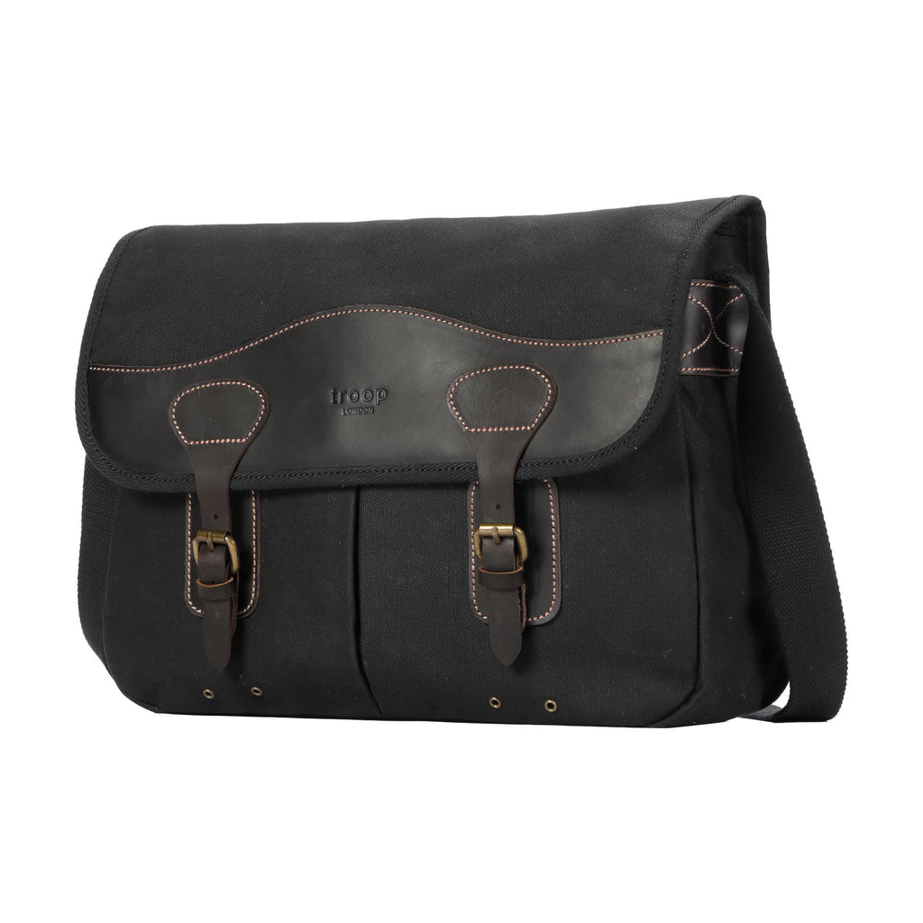 Troop London Heritage Canvas Messenger Bag 13 Inch