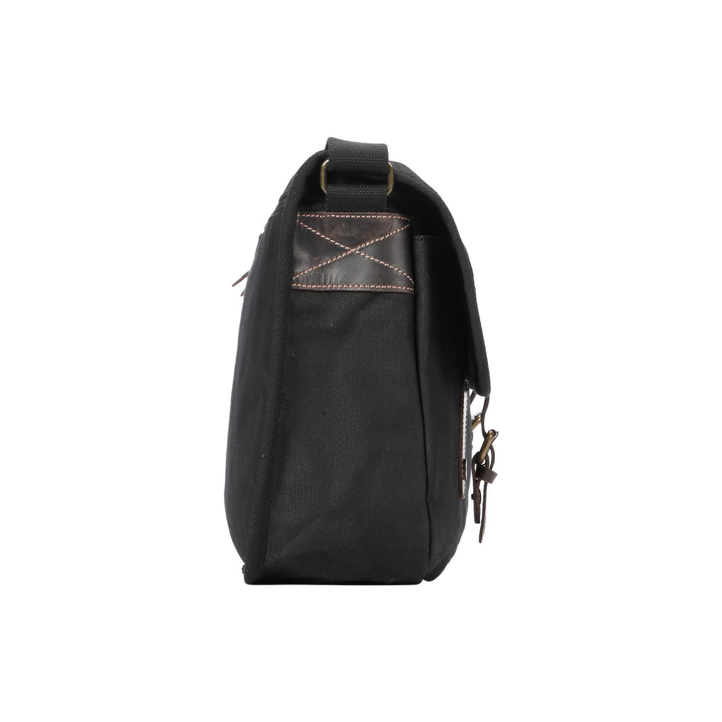 Troop London Heritage Canvas Messenger Bag 13 Inch