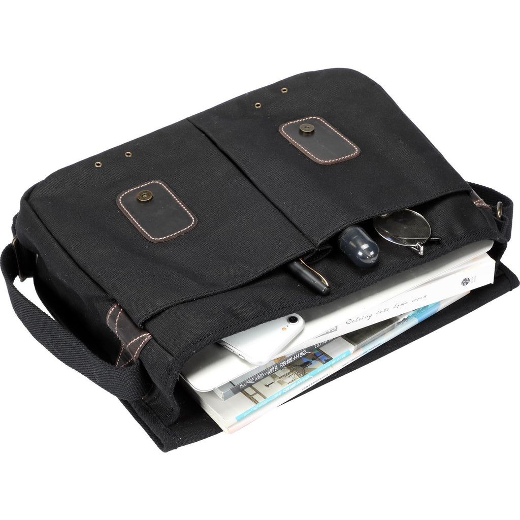 Troop London Heritage Canvas Messenger Bag 13 Inch