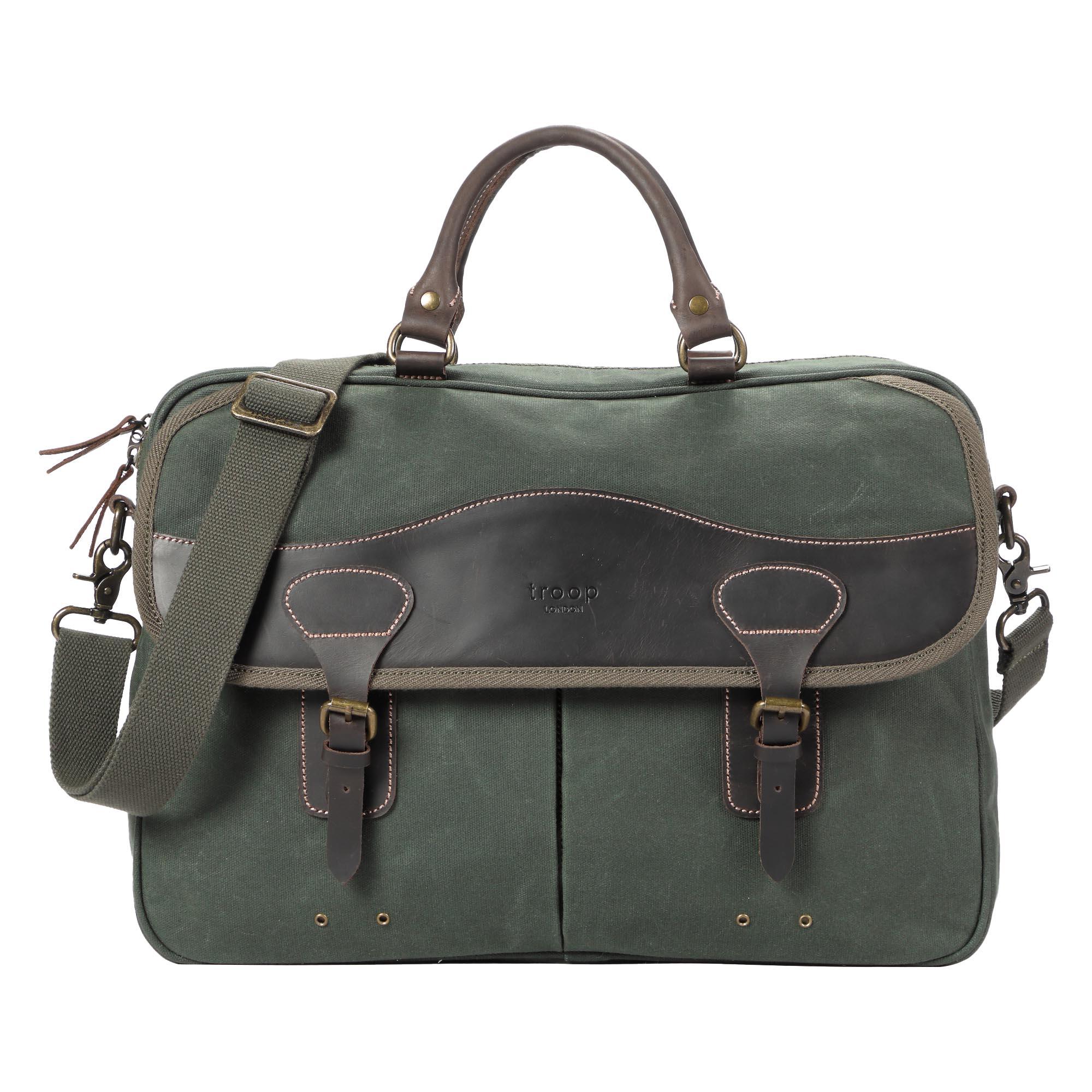 Heritage Canvas Laptop Briefcase 15 Inch | TRP0545