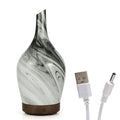 Waterless Aroma Diffuser - Glass Abstract Grey USB