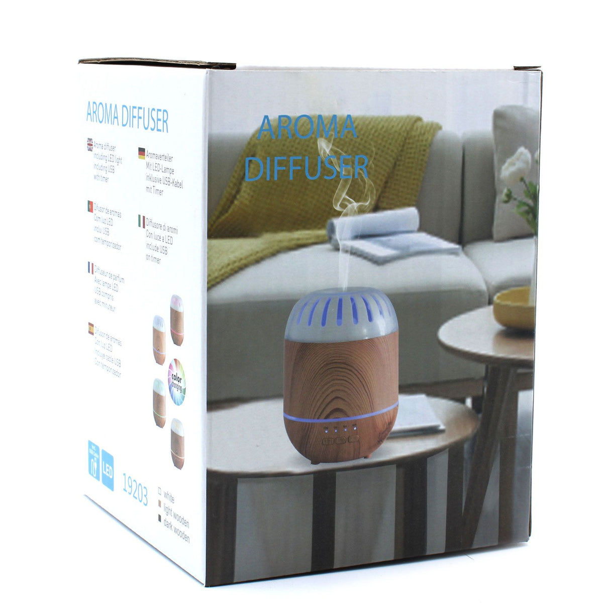 Copenhagen Aroma Diffuser - USB - Colour Change - Timer