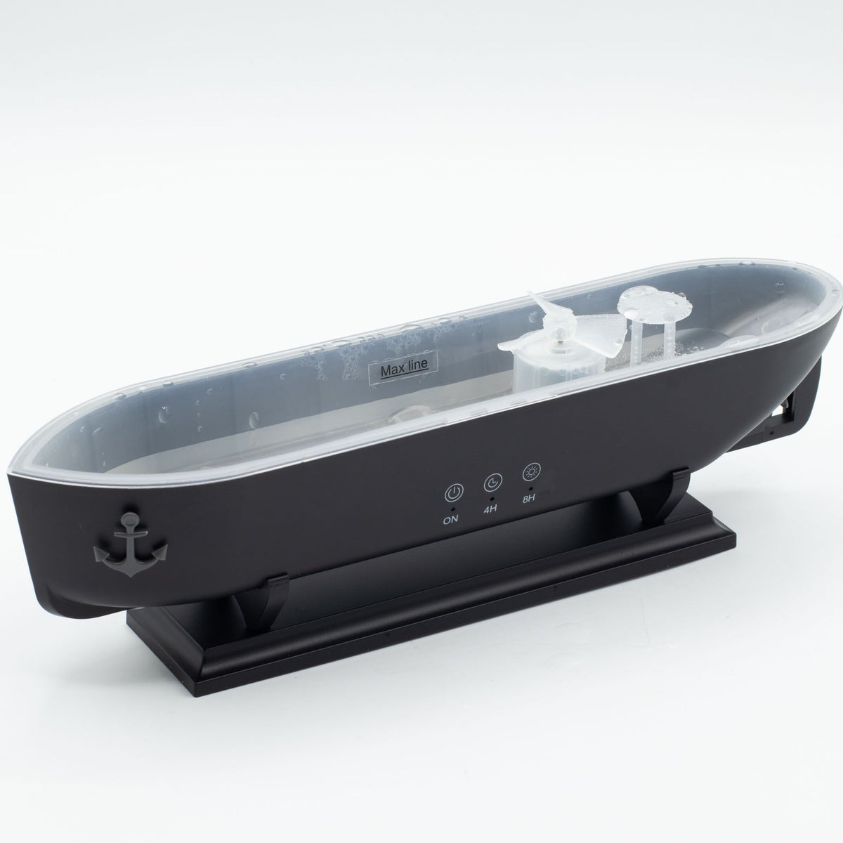 Ship Model Mist Ring Effect Aroma Diffuser with Colour-Changing LED