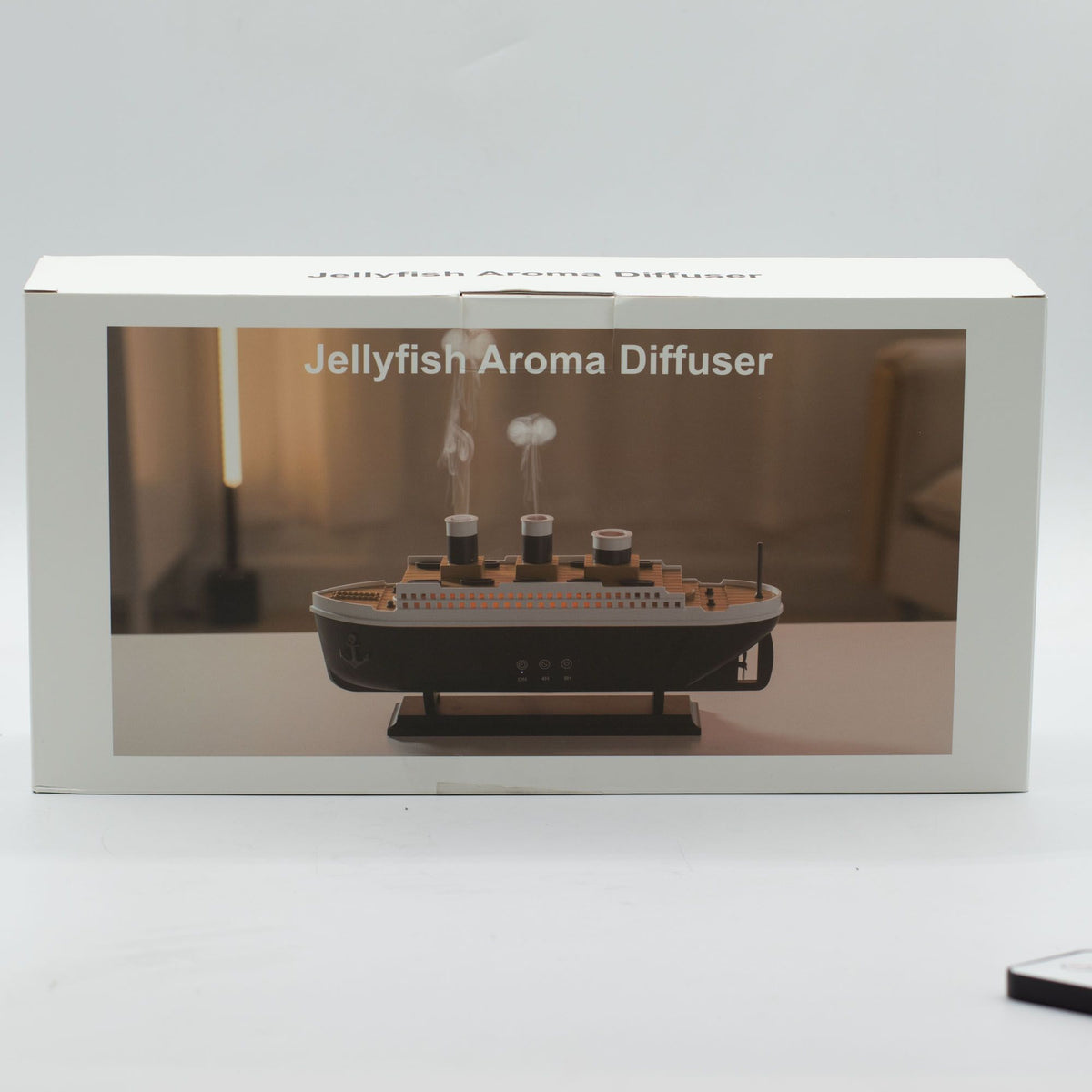 Ship Model Mist Ring Effect Aroma Diffuser with Colour-Changing LED