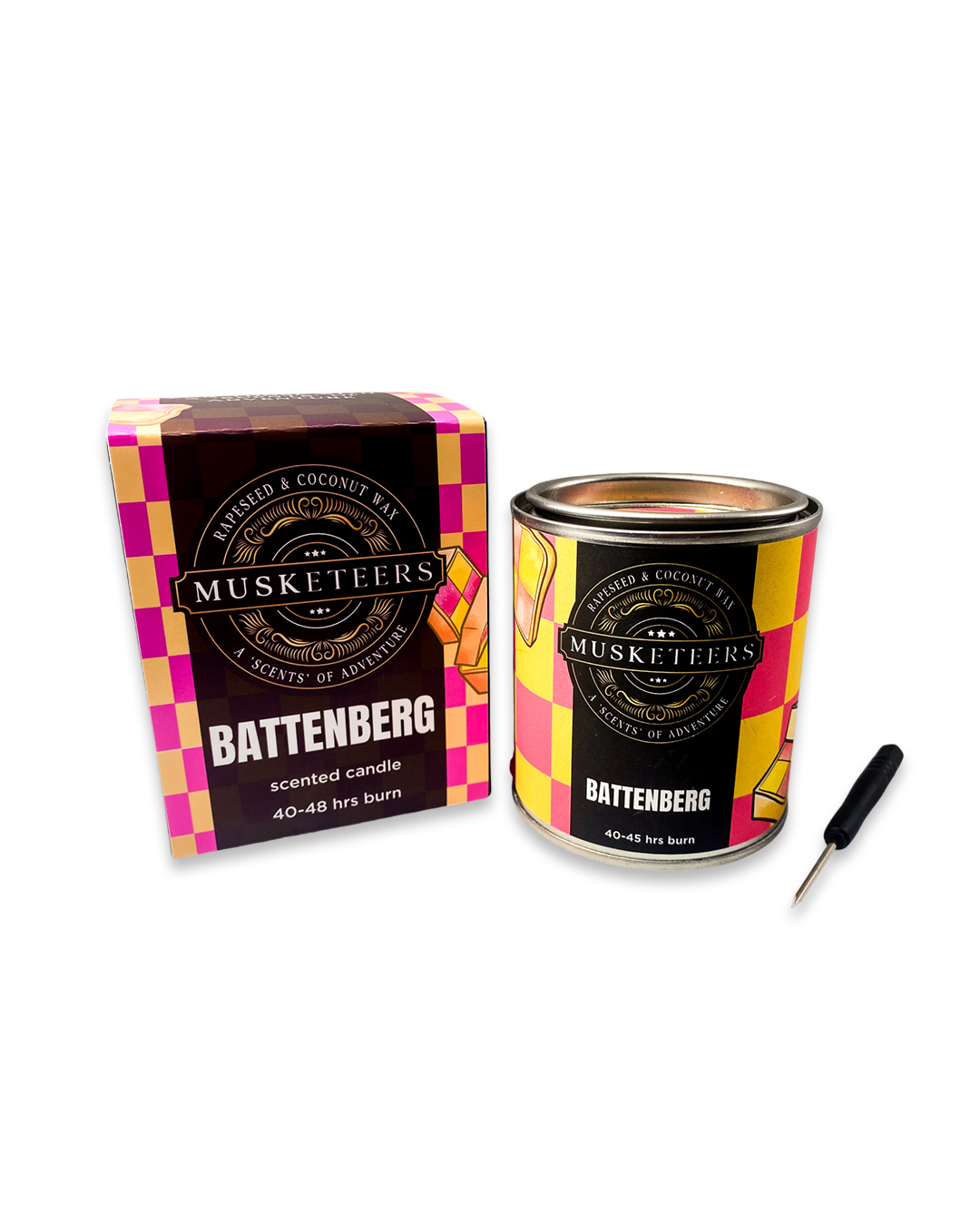 Battenberg Scented Candle UK – Sweet Almond Cake Candle