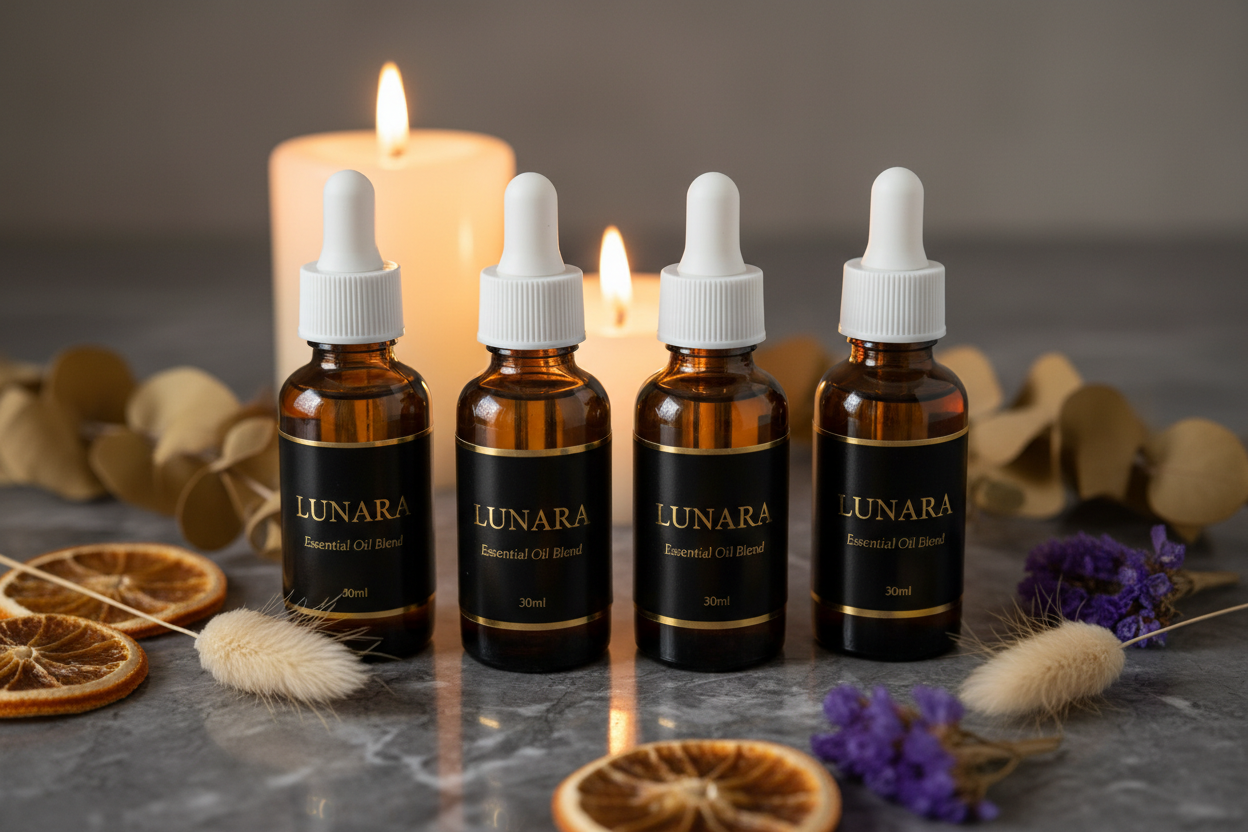 Lunara Pure Essential Oils — Premium Aromatherapy Collection
