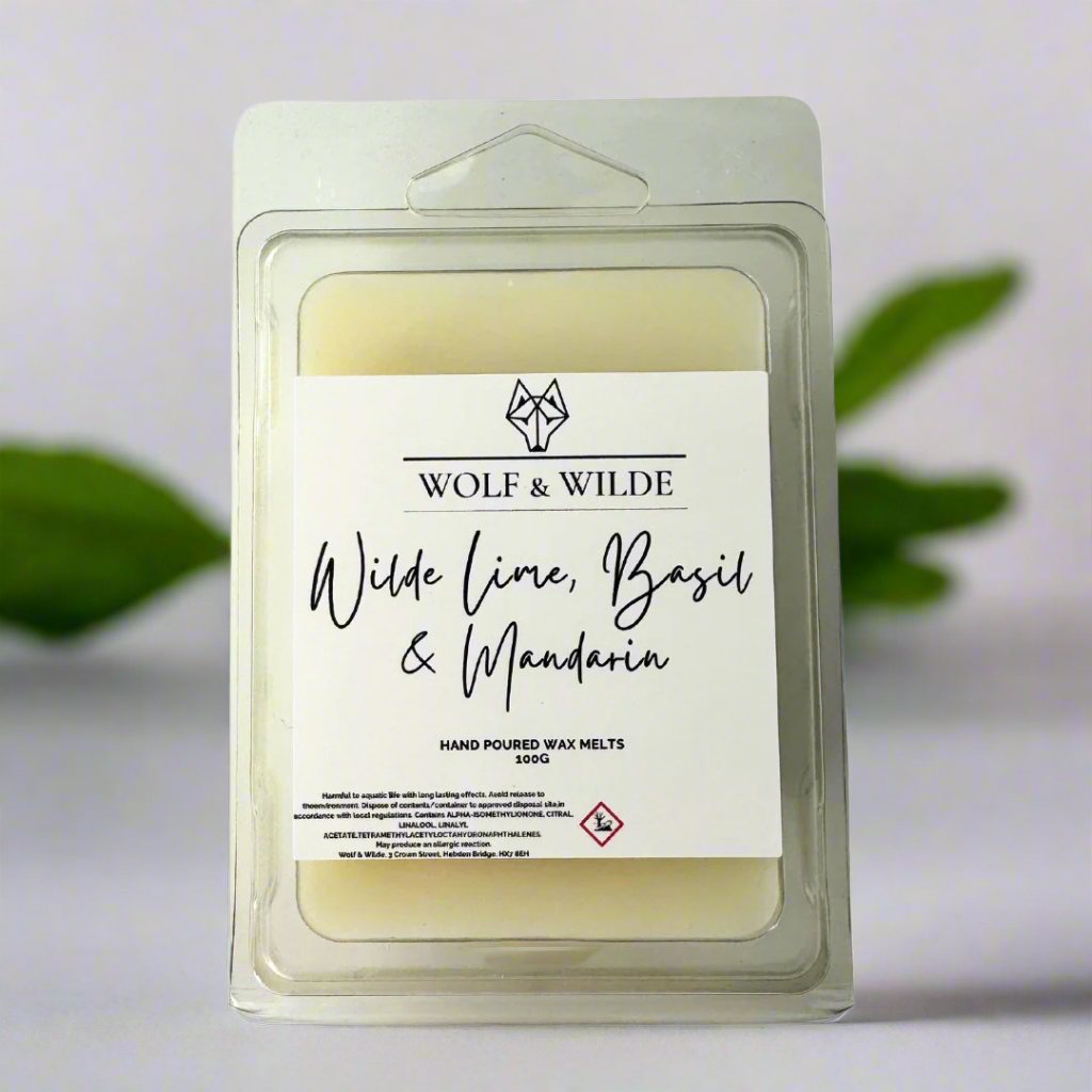 Lime Basil & Mandarin Soy Wax Melts 100g