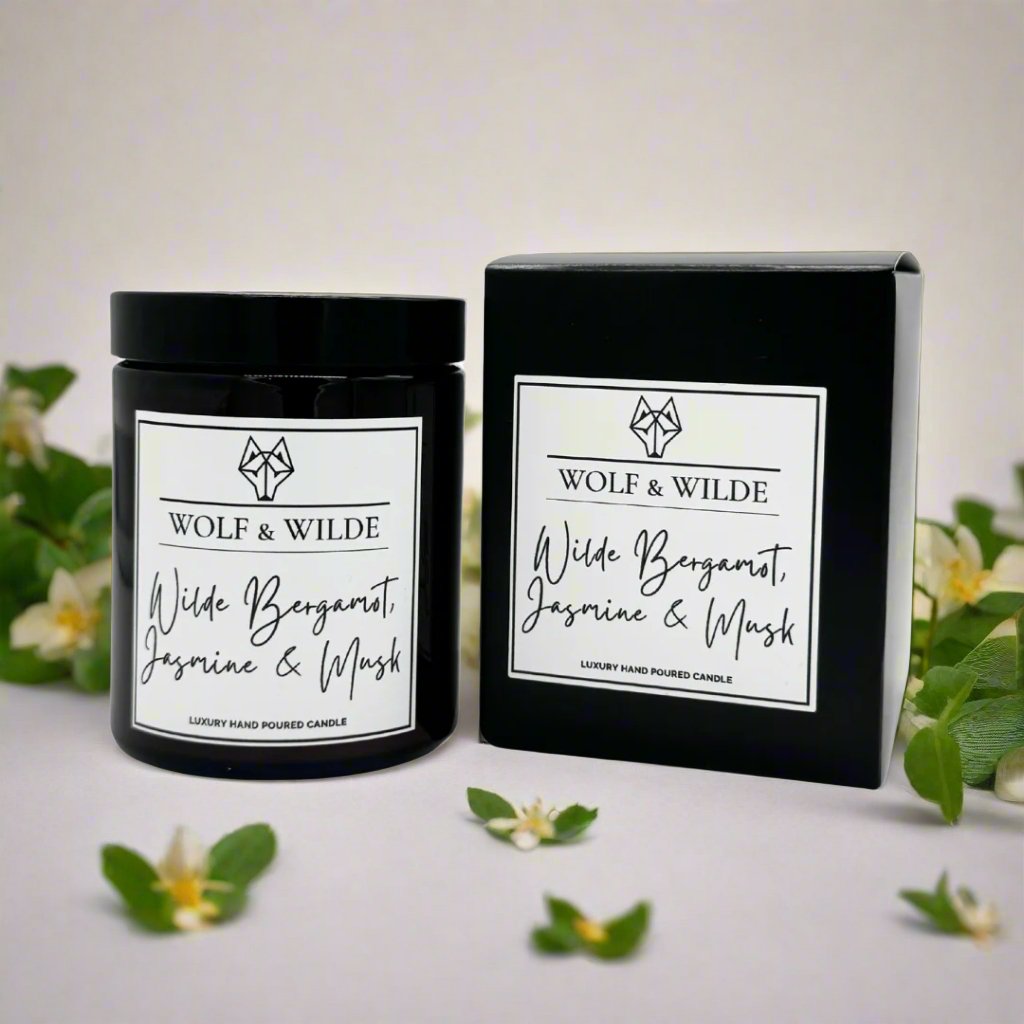 Bergamot, Jasmine & Musk Luxury Aromatherapy Candle