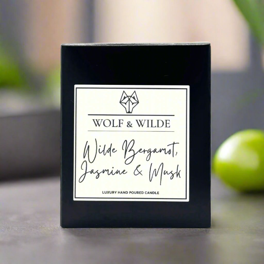 Bergamot, Jasmine & Musk Luxury Aromatherapy Candle