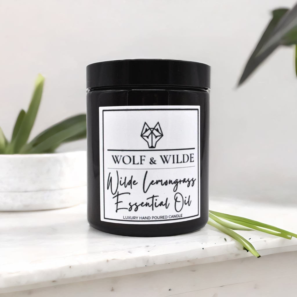 Lemongrass Essential Oil Luxury Aromatherapy Candle