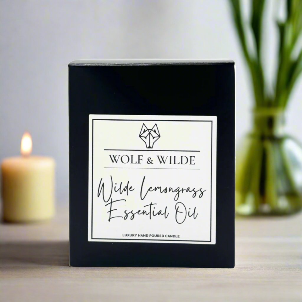 Lemongrass Essential Oil Luxury Aromatherapy Candle