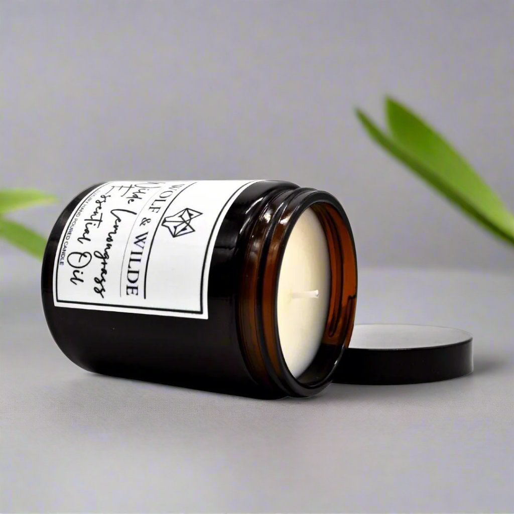 Lemongrass Essential Oil Luxury Aromatherapy Candle