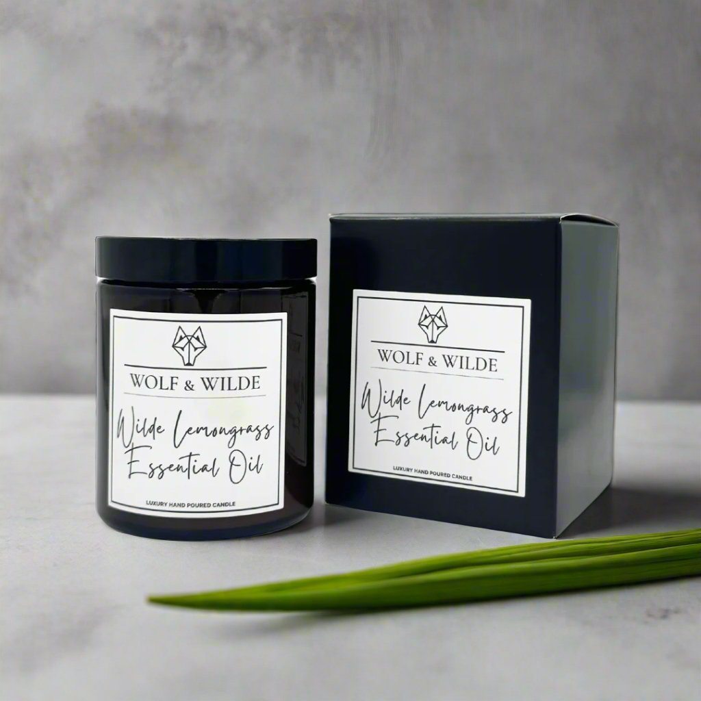 Lemongrass Essential Oil Luxury Aromatherapy Candle