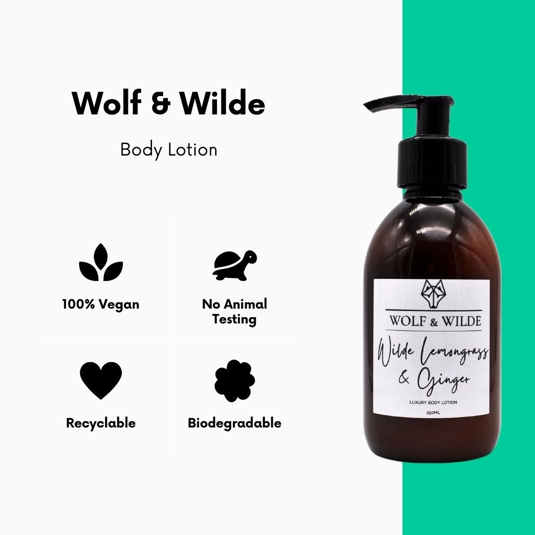 Wilde Lemongrass & Ginger Luxury Body Lotion 250ML