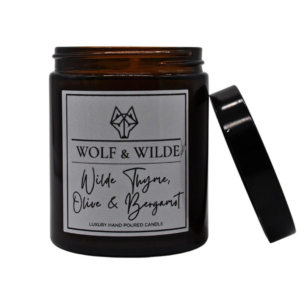 Thyme, Olive & Bergamot Luxury Aromatherapy Candle